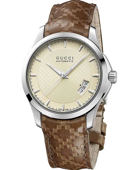 collezione gucci orologio 2014 ya126421|Gucci Timeless Quartz Mens Wristwatch YA126421 Ivory 18214.